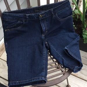 Attention Dark wash jean shorts size 8